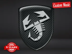 Fiat Abarth Car Letter Stickers Max Durable Modern Pro Style